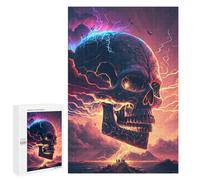 Rompecabezas para Adultos 1000 PCS Rompecabezas Electric Skull Mystic Energy -2 Rompecabezas para Adultos Juguetes Antiestrés Análisis Y Lógica Cumpleaños 1000 PCS