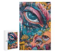 Rompecabezas para Adultos 1000 PCS Rompecabezas Eyes of The City Rompecabezas para Adultos Juguete Decoración De Pared Aliviador del Estrés Difícil Y Desafiante 1000 PCS