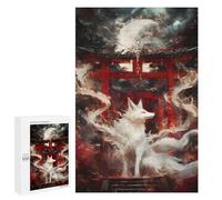Rompecabezas para Adultos 1000 PCS Rompecabezas Kitsune Spirit Gate Rompecabezas para Adultos Juguete Decoración De Pared Aliviador del Estrés Difícil Y Desafiante 1000 PCS
