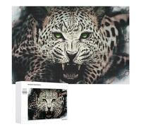 Rompecabezas para Adultos 1000 PCS Rompecabezas Leopard Roar Wild Majesty Unleashed Rompecabezas para Adultos Juego De Ingenio Análisis Y Lógica Regalos De Cumpleaños Y Únicos 1000 PCS