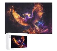 Rompecabezas para Adultos 1000 PCS Rompecabezas Phoenix Rise Celestial Flame Artwork -1 Rompecabezas para Adultos Juego De Ingenio Análisis Y Lógica Regalos De Cumpleaños Y Únicos 1000 PCS