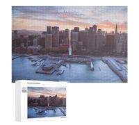 Rompecabezas para Adultos 1000 PCS Rompecabezas San Francisco Sunset Skyline Rompecabezas para Adultos Juego De Ingenio Análisis Y Lógica Regalos De Cumpleaños Y Únicos 1000 PCS