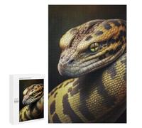Rompecabezas para Adultos 1000 PCS Rompecabezas Snake AI Generative Rompecabezas para Adultos Juguete Decoración De Pared Aliviador del Estrés Difícil Y Desafiante 1000 PCS