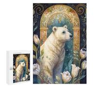 Rompecabezas para Adultos 1000 PCS Rompecabezas The Polar Bear Rompecabezas para Adultos Juguete Decoración De Pared Aliviador del Estrés Difícil Y Desafiante 1000 PCS