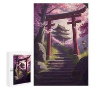Rompecabezas para Adultos 1000 PCS Rompecabezas The Stairs To The Pagoda Rompecabezas para Adultos Juguete Decoración De Pared Aliviador del Estrés Difícil Y Desafiante 1000 PCS