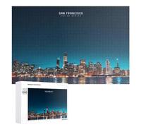 Rompecabezas para Adultos 1000 PCS San Francisco Skyline at Night -1 Rompecabezas para Adultos Juguete Decoración De Pared Regalos para Mujeres Gran Regalo para Juegos 1000 PCS