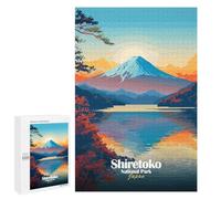 Rompecabezas para Adultos 1000 PCS Shiretoko National Park Japan Landscape Rompecabezas para Adultos Juegos Familiares Alivia El Estrés Regalo De Cumpleaños, Regalos, 1000 PCS