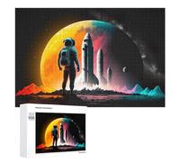 Rompecabezas para Adultos 1000 PCS Space Exploration Adventure -3 Rompecabezas para Adultos Juguetes Antiestrés Decoración del Hogar Cumpleaños Y Navidad 1000 PCS