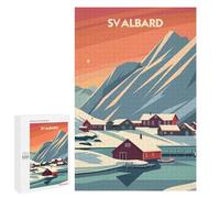 Rompecabezas para Adultos 1000 PCS Svalbard Arctic Serenity Rompecabezas para Adultos Juego Práctico Mejora La Memoria Regalos para Amigos Y Familiares 1000 PCS