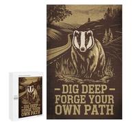 Rompecabezas para Adultos 1000 PCS The Badgers Way Rompecabezas para Adultos Juego Práctico Mejora La Memoria Regalos para Amigos Y Familiares 1000 PCS