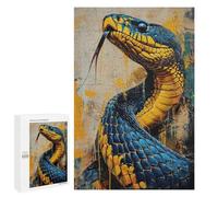 Rompecabezas para Adultos 1000 PCS The Insidious Snake Rompecabezas para Adultos Juegos Relajantes Mejora La Memoria Cumpleaños Y Navidad 1000 PCS
