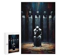 Rompecabezas para Adultos 1000 PCS The Monument to The First Lie - The One Who Lowered His Gaze Rompecabezas para Adultos Juegos Familiares Alivia El Estrés Regalo De Cumpleaños, Regalos, 1000 PCS