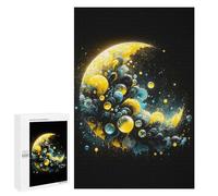 Rompecabezas para Adultos 1000 PCS The Moon and The Bubbles Rompecabezas para Adultos Juegos Familiares Corte De Precisión Cumpleaños Y Navidad 1000 PCS