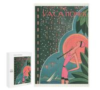 Rompecabezas para Adultos 1000 PCS The Vacationer Summer Escape Cover Rompecabezas para Adultos Juguetes Antiestrés Mejora La Memoria Regalo De Cumpleaños, Regalos, 1000 PCS