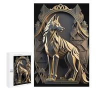Rompecabezas para Adultos 1000 PCS Throne of Power Wolf Rompecabezas para Adultos Juego Familiar Decoración del Hogar Cumpleaños Y Navidad 1000 PCS
