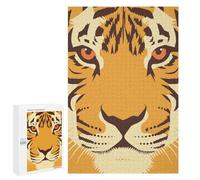 Rompecabezas para Adultos 1000 PCS Tiger Close-Up Rompecabezas para Adultos Juegos Relajantes Difícil Regalos para Amigos Y Familiares 1000 PCS