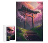 Rompecabezas para Adultos 1000 PCS Torii Gate In The Forest Rompecabezas para Adolescentes Juego De Ingenio Análisis Y Lógica 1000 PCS