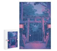 Rompecabezas para Adultos 1000 PCS Torii Gate Japan Painting Rompecabezas para Adultos Juegos Familiares Corte De Precisión Cumpleaños Y Navidad 1000 PCS