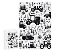 Rompecabezas para Adultos 1000 PCS Tractor Tales A Farm Adventure Rompecabezas para Adultos Juegos Divertidos Pero Regalos Divertidos Y Humorísticos para Amigos Y Familiares 1000 PCS