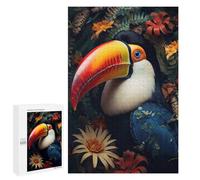 Rompecabezas para Adultos 1000 PCS Tucan Bird in The Jungle Rompecabezas para Adultos Juego Práctico Mejora La Memoria Regalos para Amigos Y Familiares 1000 PCS