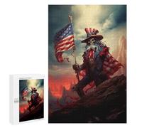 Rompecabezas para Adultos 1000 PCS Uncle Sam Rompecabezas para Adultos Juegos Relajantes Mejora La Memoria Cumpleaños Y Navidad 1000 PCS