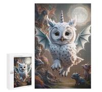 Rompecabezas para Adultos 1000 PCS Unicorn Dragon Owl Hybrid Rompecabezas para Adultos Juego De Ingenio Desafío Difícil 1000 PCS