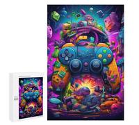 Rompecabezas para Adultos 1000 PCS Video Game Odyssey -5 Rompecabezas para Adolescentes Juego De Ingenio Carrera De Velocidad De Manos Regalos De Cumpleaños Y Únicos 1000 PCS