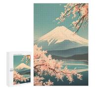 Rompecabezas para Adultos 1000 PCS Vintage Soft MT Fuji Art Rompecabezas para Adultos Juegos Familiares Corte De Precisión Cumpleaños Y Navidad 1000 PCS