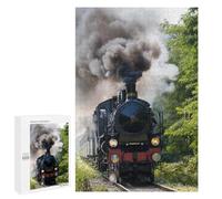 Rompecabezas para Adultos 1000 PCS Vintage Steam Train in Nature Rompecabezas para Adultos Juegos Familiares Regalo De Cumpleaños Regalos De Cumpleaños 1000 PCS