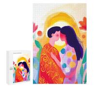 Rompecabezas para Adultos 1000 PCS Vivid Fauvist Vision of The Kiss Rompecabezas para Adultos Juegos Familiares Regalo De Cumpleaños Regalos De Cumpleaños 1000 PCS