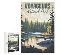 Rompecabezas para Adultos 1000 PCS Voyageurs National Park Rompecabezas para Adultos Juego Práctico Mejora La Memoria Regalos para Amigos Y Familiares 1000 PCS