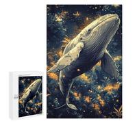 Rompecabezas para Adultos 1000 PCS Whale in A Forest Rompecabezas para Adultos Juegos Relajantes Difícil Regalos para Amigos Y Familiares 1000 PCS
