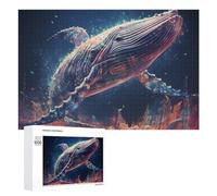 Rompecabezas para Adultos 1000 PCS Whale of A Dream Underwater Fantasy Rompecabezas para Adultos Juegos Divertidos Pero Regalos Divertidos Y Humorísticos para Amigos Y Familiares 1000 PCS