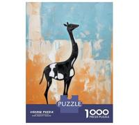 Rompecabezas para Adultos 1000 Piezas Abstract Camel in Black Rompecabezas para Adultos Juegos Divertidos Desafío Difícil Diversión En Casa Actividades, 38x26cm/1000pcs