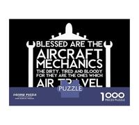 Rompecabezas para Adultos 1000 Piezas Aircraft Mechanic Rompecabezas para Adultos Juegos Relajantes Que Mejoran La Memoria Regalos Y Cumpleaños Únicos 38x26cm/1000pcs