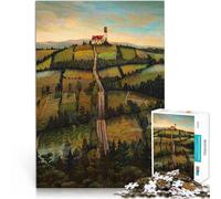 Rompecabezas para Adultos 1000 Piezas Al Final de la Calle Juegos Divertidos para la Familia Regalos de cumpleaños, Regalos, Arte Mural 52x38cm