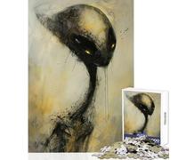 Rompecabezas para Adultos 1000 Piezas Alien Art XXIII Juguete Educativo Gran Regalo para Juegos Juego Imposible Potencia el Amor Entre Parejas tamaño 38x52cm
