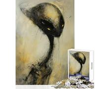 Rompecabezas para Adultos 1000 Piezas Alien Art XXIII Juguete Educativo Gran Regalo para Juegos Juego Imposible Potencia el Amor Entre Parejas tamaño 50x75cm