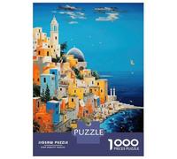 Rompecabezas para Adultos 1000 Piezas Amalfi Coast Italy Rompecabezas Juegos Divertidos Vacaciones En Casa Matar El Tiempo Oferta como Regalos para Toda La Familia 38x26cm/1000pcs