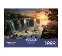 Rompecabezas para Adultos, 1000 Piezas Amazon Rainforest Waterfall Rompecabezas para Adolescentes, Juguete, Decoración De Pared, Regalos para Amigos Y Familiares 70x50cm/1000pcs
