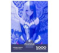 Rompecabezas para Adultos 1000 Piezas Angel & Demon Anime Girl Rompecabezas Juegos Divertidos Vacaciones En Casa Matar El Tiempo Oferta como Regalos para Toda La Familia 38x26cm/1000pcs