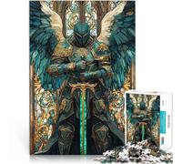 Rompecabezas para Adultos 1000 Piezas Ángel Protector Alivia el estrés Vacaciones en casa Matar el Tiempo Mejorar la Memoria 38x26cm