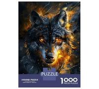 Rompecabezas para Adultos 1000 Piezas Animal Majestic Wolf Rompecabezas para Adultos Juegos Relajantes Regalos para Mujeres Juegos Desafiantes Regalos 70x50cm/1000pcs