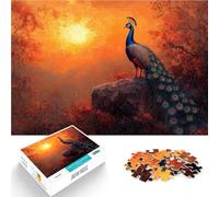 Rompecabezas para Adultos 1000 Piezas Animales Abstractos Pájaro Juguetes Juegos Educativos Antiestrés para la decoración del hogar 38x26cm
