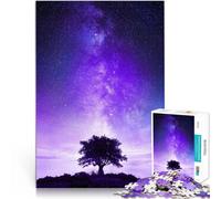 Rompecabezas para Adultos 1000 Piezas Árbol Espacial Juguetes adictivos Que desafían la Inteligencia Cerebral Gran Regalo 52x38cm