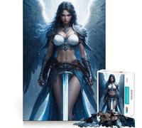 Rompecabezas para Adultos 1000 Piezas Arcángel Azul Diversión con Corte preciso,Juguete de construcción para concentrarse,Tiempo de Ocio,Juego artístico de cumpleaños 38x26cm
