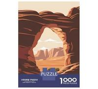Rompecabezas para Adultos 1000 Piezas Arches National Park Print Rompecabezas Juegos Divertidos Vacaciones En Casa Matar El Tiempo Oferta como Regalos para Toda La Familia 52x38cm/1000pcs