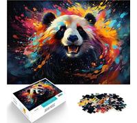 Rompecabezas para adultos 1000 piezas Art Panda Fantástico colorido Puzzle Difícil Rompecabezas Diversión 19,7 pulgadas x 29,5 pulgadas para adolescentes de 14 años y más