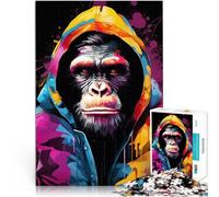 Rompecabezas para Adultos 1000 Piezas Arte Callejero de Grafiti Juego desafiante y Juego Familiar con Piezas de Formas aleatorias Que se entrelazan Completamente 50x70cm