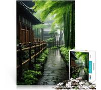 Rompecabezas para Adultos 1000 Piezas Arte paisajístico japonés Matar el Tiempo en Vacaciones en casa decoración de Pared 75x50cm